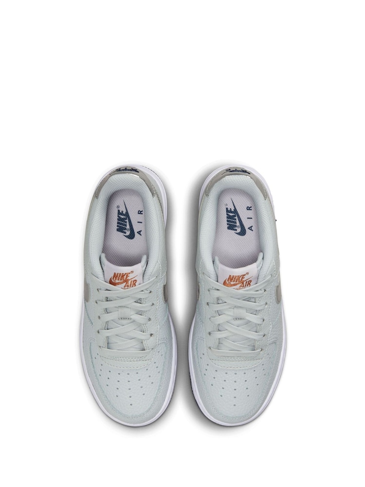 Czarny/szary - Młodzieżowe buty sportowe Nike Air Force 1 - Image 5 of 9