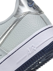 Серый/черный - Кроссовки Nike Air Force 1 (для подростков) - Изображение 9 из 9