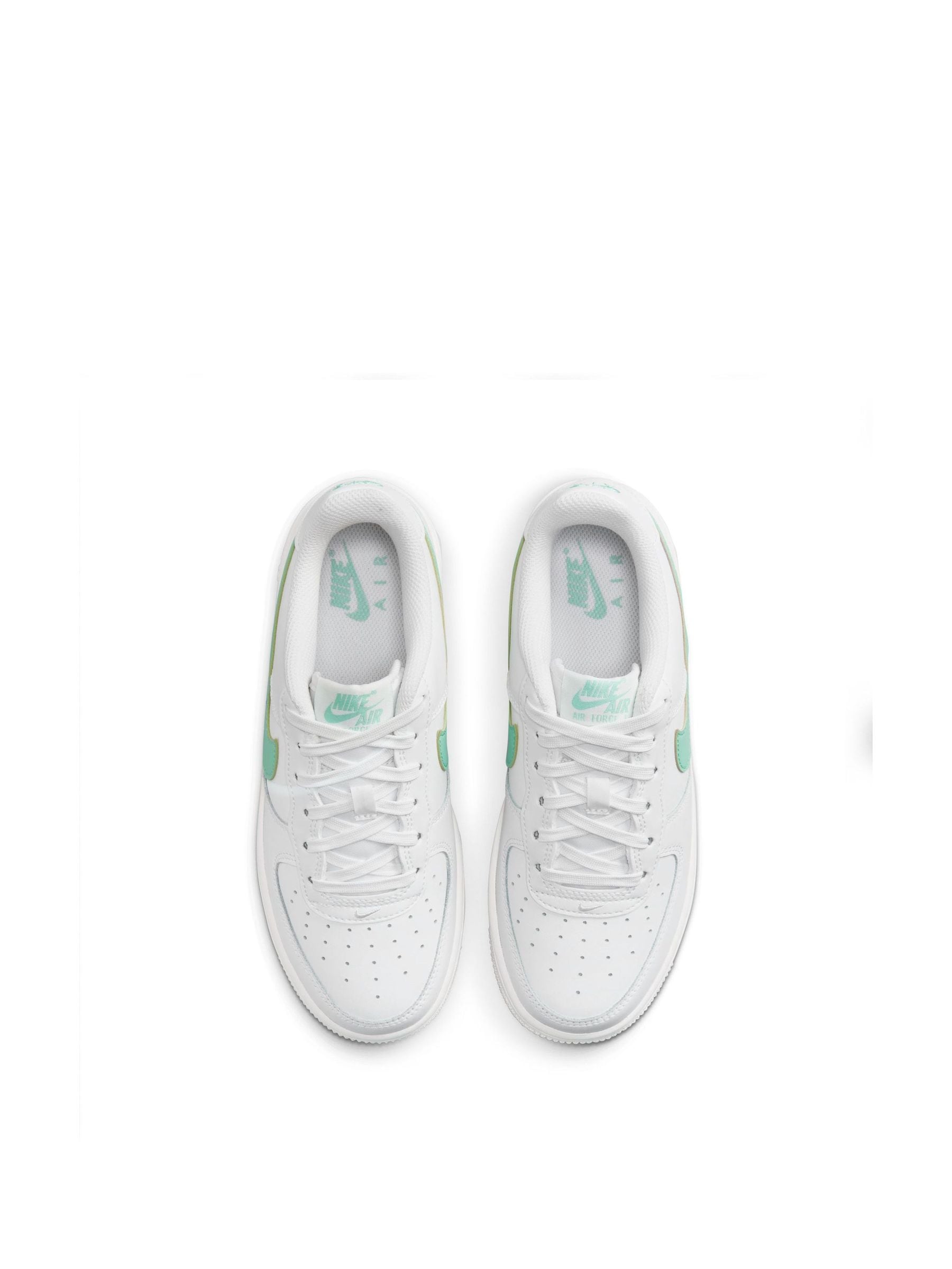 Acheter Blanc Vert Nike Air Force 1 Youth Trainers from Next France
