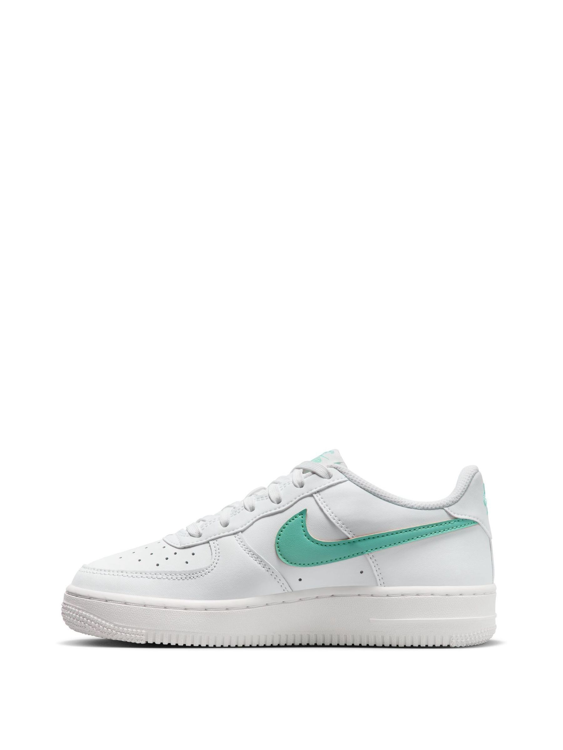 Buy Nike White Green Air Force 1 Youth Trainers from Next Ireland