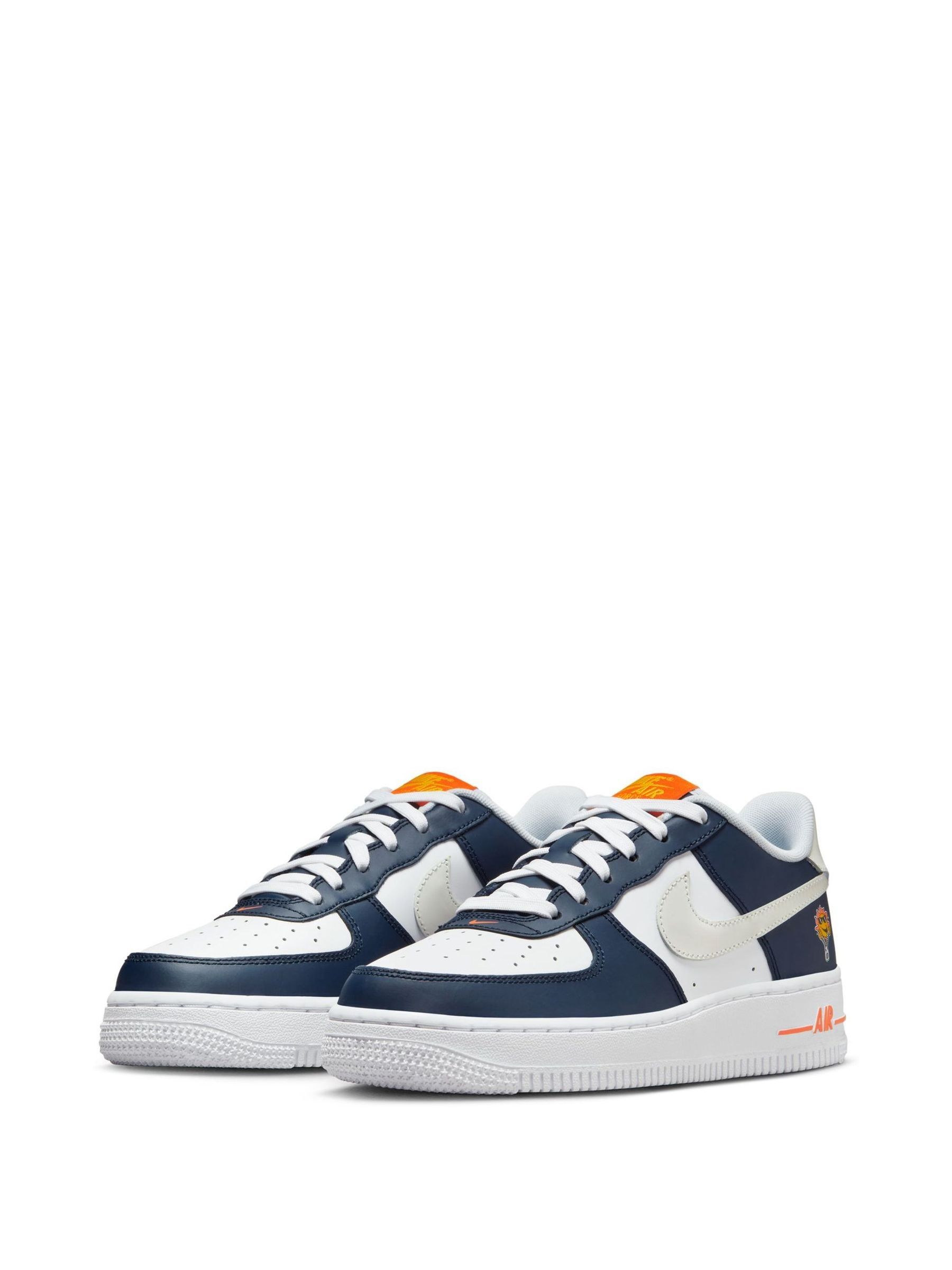 Acheter Bleu Nike Air Force 1 Youth Trainers from Next France