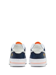 Nike Blue Air Force 1 Youth Trainers - Image 6 of 12
