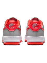 Оранжевый/серый - Кроссовки Nike Air Force 1 (для подростков) - Изображение 4 из 8