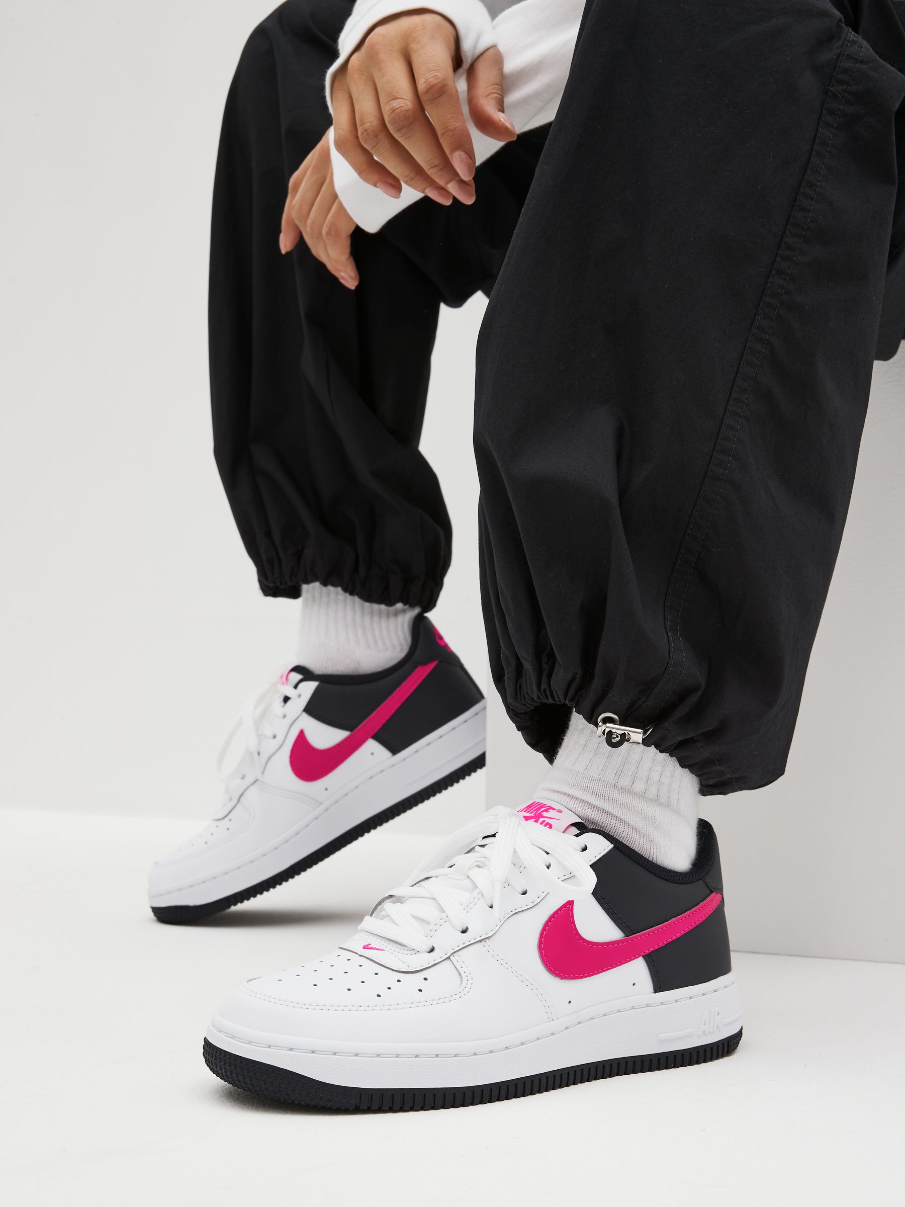 Nike white air force 1 trainers youth store