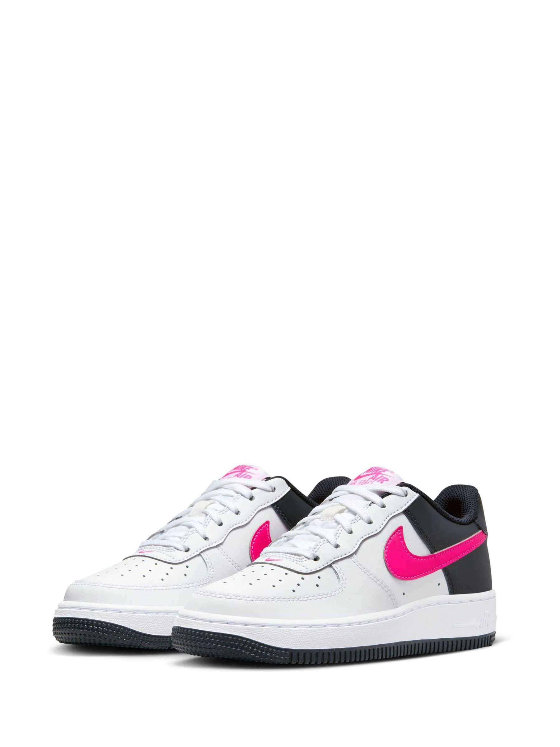 Nike pale pink air force 1 ss trainers youth top