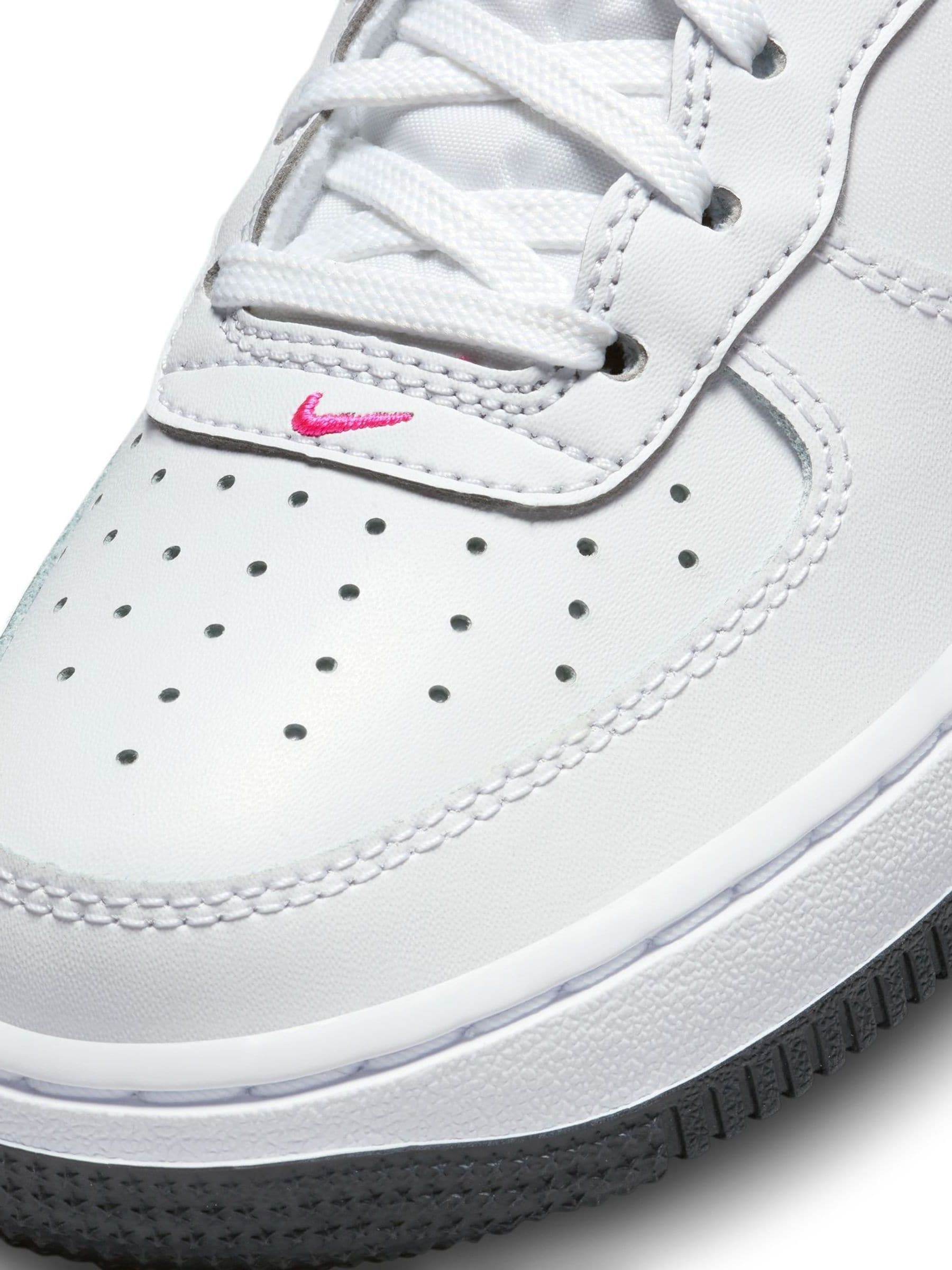 Buy Nike Grey Pink White Air Force 1 Youth Trainers from Next Austria