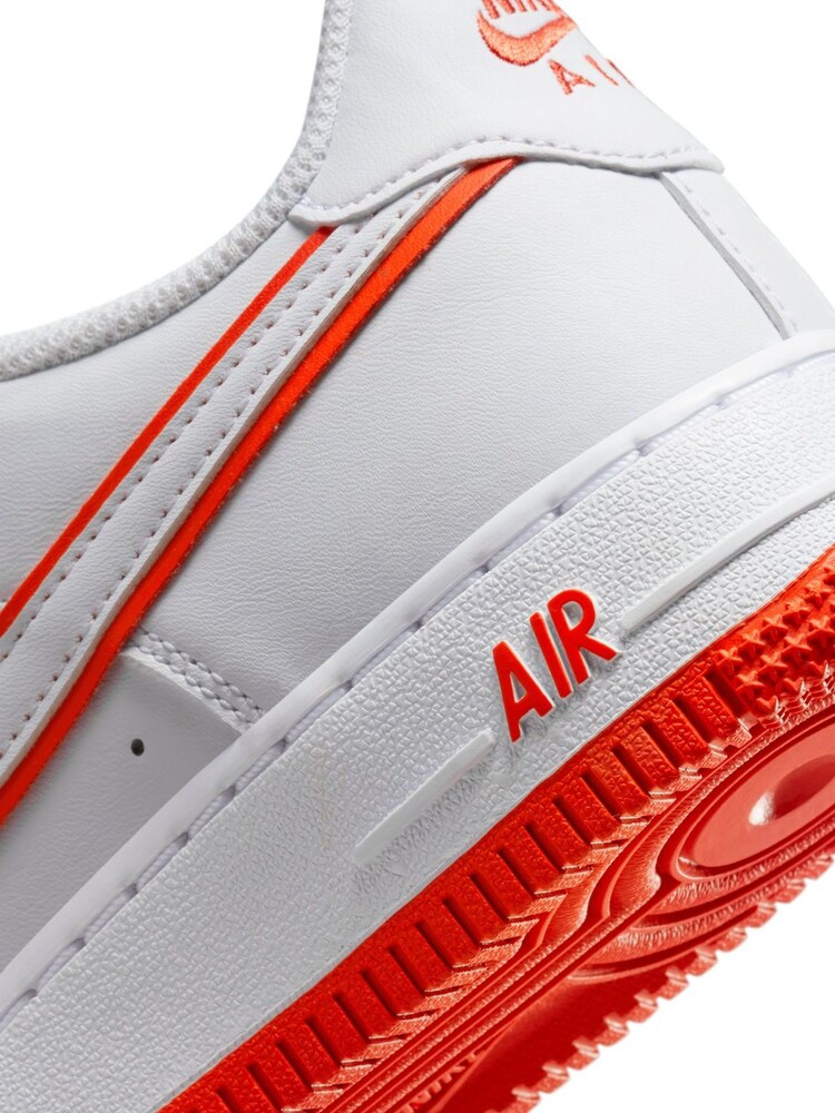 Blanc/Rouge - Baskets Nike Air Force 1 enfant - Image 10 de 10