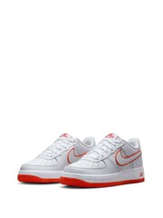 Blanc/Rouge - Baskets Nike Air Force 1 enfant - Image 5 de 10