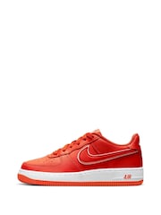 Rouge - Baskets Nike Air Force 1 enfant - Image 2 de 7