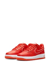 Rouge - Baskets Nike Air Force 1 enfant - Image 3 de 7