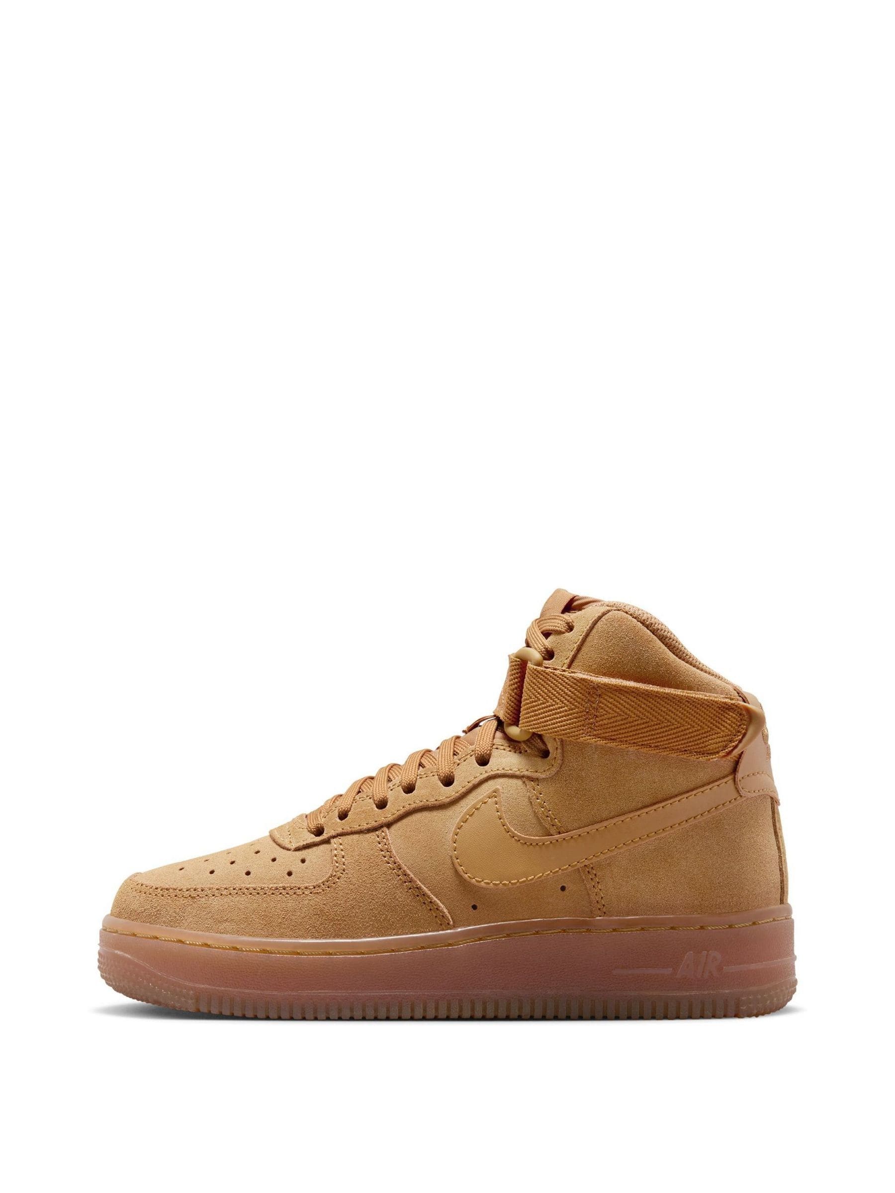 Buy Nike Tan Brown Air Force 1 High LV8 3 Youth Trainers from Next Romania