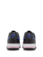 Nike Black/Grey Air Force 1 Next Nature Youth Trainers - Image 4 of 9