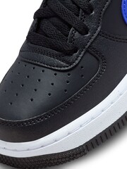 Nike Black/Grey Air Force 1 Next Nature Youth Trainers - Image 6 of 9