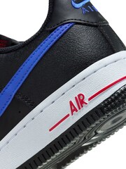 Nike Black/Grey Air Force 1 Next Nature Youth Trainers - Image 7 of 9