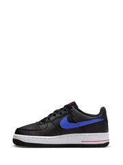Nike Black/Grey Air Force 1 Next Nature Youth Trainers - Image 8 of 9