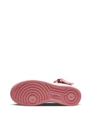 Nike Red Air Force 1 Mid LE Youth Trainers - Image 8 of 11