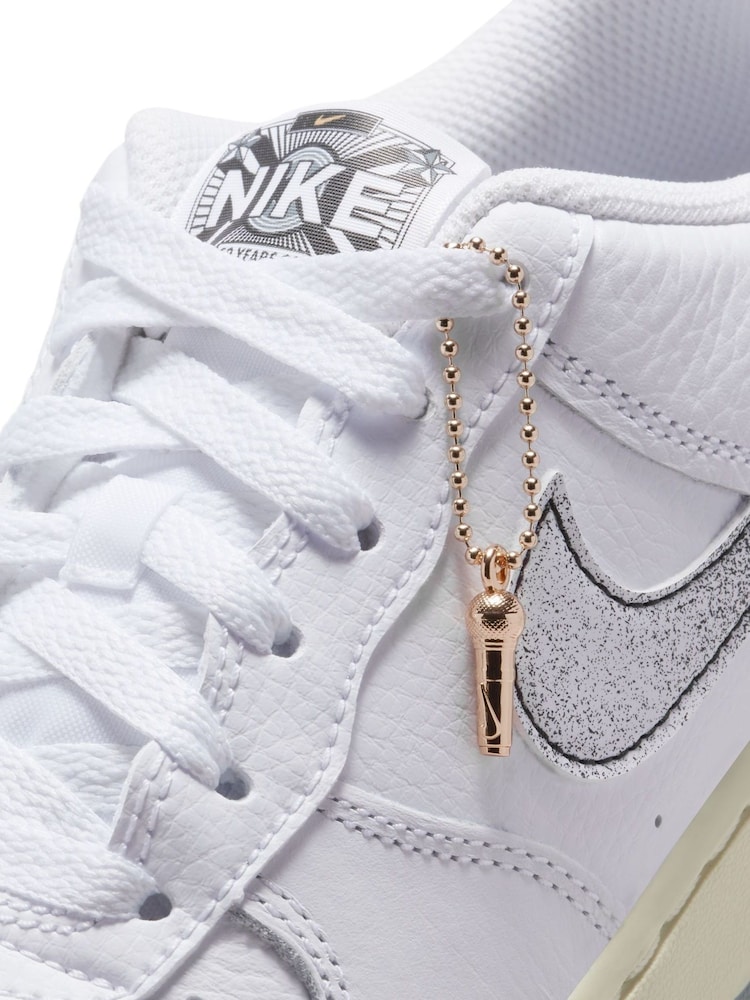 Nike White Air Force 1 LV8 3 Youth Trainers - Image 12 of 12
