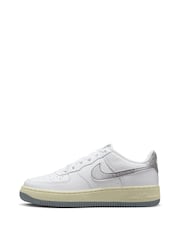 Nike White Air Force 1 LV8 3 Youth Trainers - Image 2 of 12