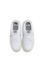 Nike White Air Force 1 LV8 3 Youth Trainers - Image 6 of 12