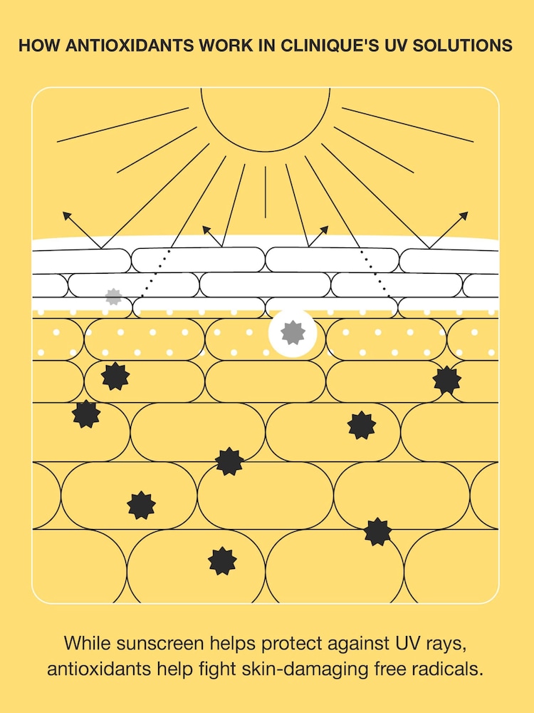 Clinique UV Solutions Brightening + Tinted Sunscreen SPF 50 - Image 9 of 9 Clinique UV Solutions Brightening + Tinted Sunscreen SPF 50 - Image 9 of 9