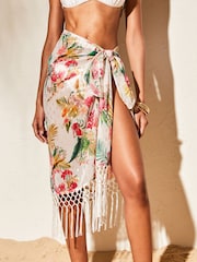 Lipsy Tropical Tassel Multi Way Sarong - Image 1 of 5