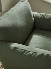 MADE.COM Olive Green Jude Accent Chair - Image 3 of 5