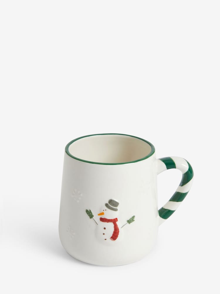 White Snowman Christmas Mug - Image 4 of 4