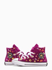 Converse Purple 1V Wonka Trainers - Image 5 of 10
