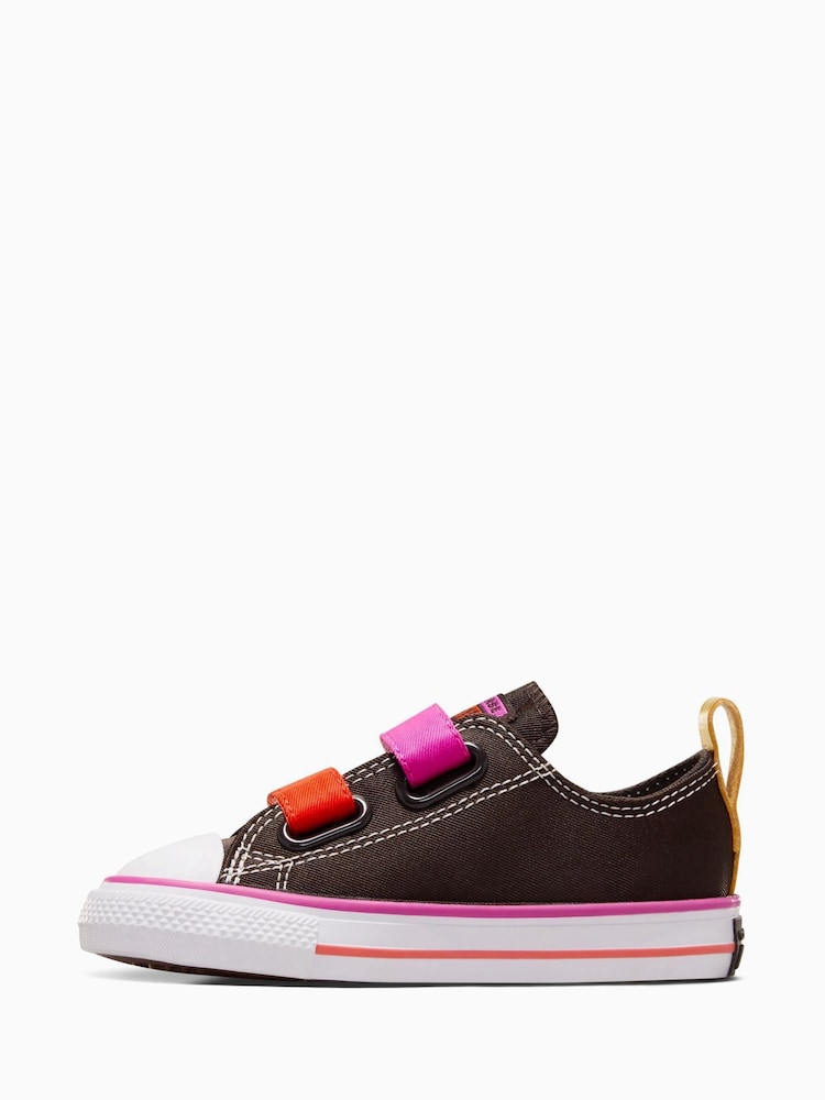 Converse Purple Infant 2V Wonka Trainers - Image 2 of 11