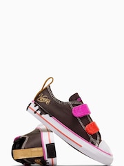Converse Purple Infant 2V Wonka Trainers - Image 7 of 11