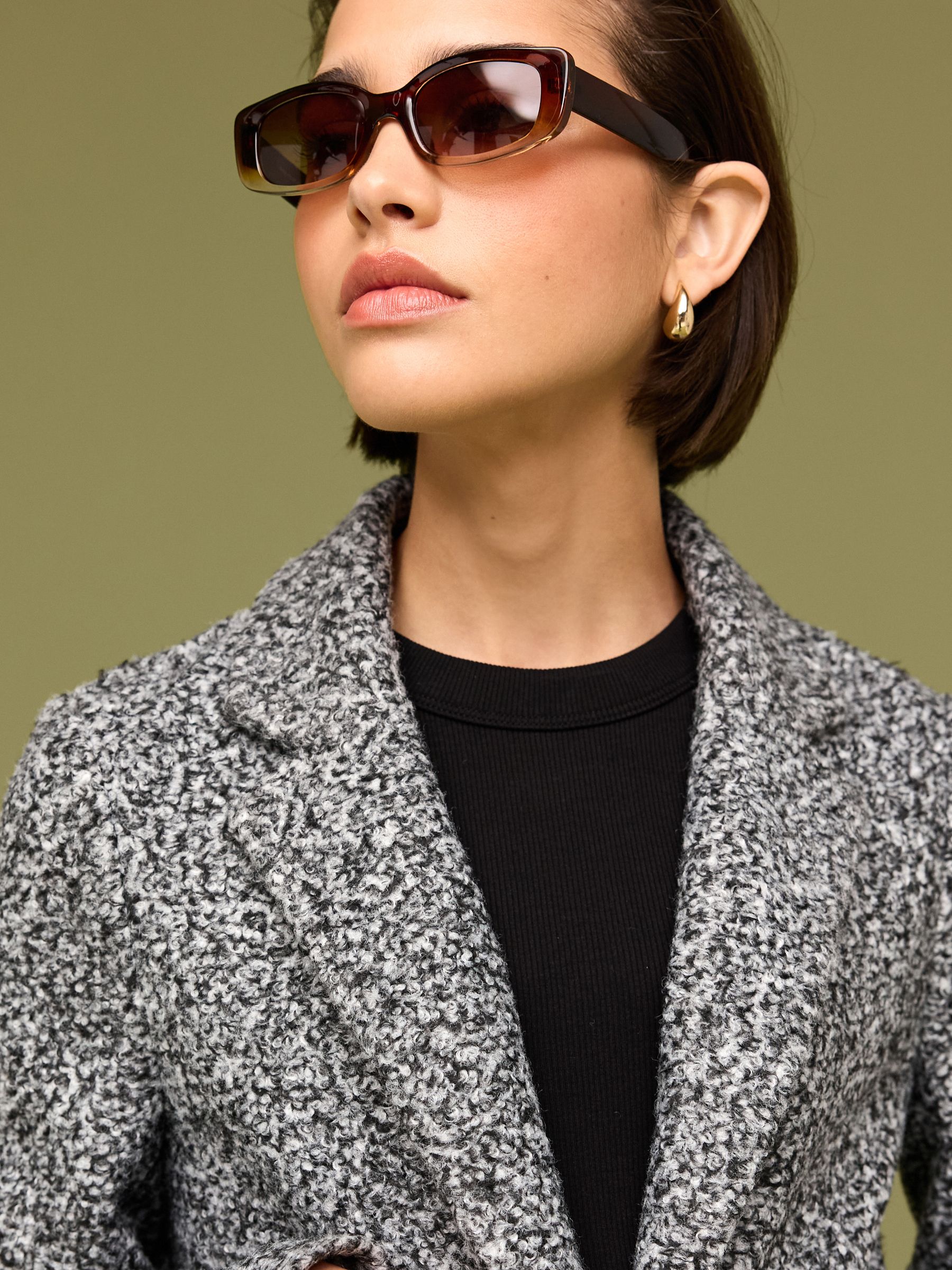 Buy Black/White Tailored Coatigan from Next Lithuania