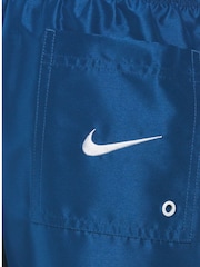 Nike Blue 7Inch Volley Swim Shorts - Image 7 of 7