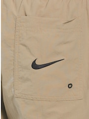 Nike Natural Graphic Swoosh 7 Inch Volley Swim Shorts - Image 3 of 8