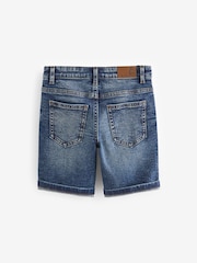 Blue Distress Denim Shorts (3-16yrs) - Image 2 of 4