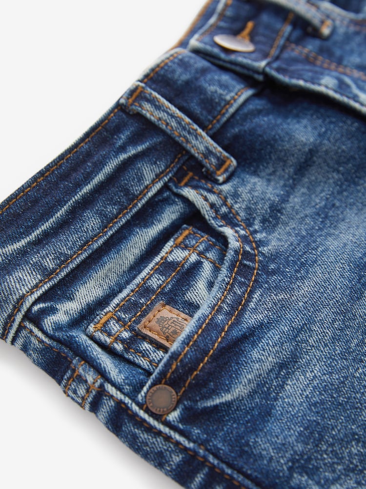 Blue Distress Denim Shorts (3-16yrs) - Image 4 of 4