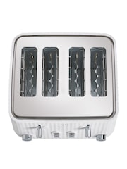 White Sleek 4 Slice Toaster - Image 5 of 7