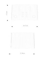 White Sleek 4 Slice Toaster - Image 7 of 7
