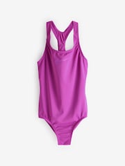 Nike Pink Essential Racerback Swimsuit - Image 1 of 3