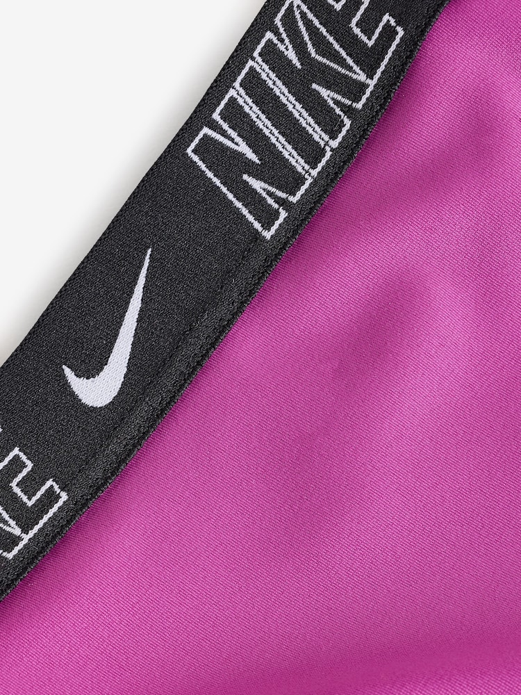 Nike Dark Purple Racerback Bikini Shorts Set - Image 2 of 4 Nike Dark Purple Racerback Bikini Shorts Set - Image 2 of 4