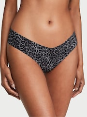 Victoria's Secret Black Basic Animal Instincts Thong Knickers - Image 1 of 3