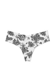 Victoria's Secret White Tropical Toile Thong Knickers - Image 3 of 3