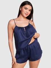 Victoria's Secret PINK Midnight Navy Blue TENCEL™ Cami Sleep Set - Image 1 of 3