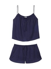 Victoria's Secret PINK Midnight Navy Blue TENCEL™ Cami Sleep Set - Image 3 of 3