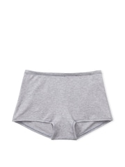 Victoria's Secret PINK Grey Heather Cotton Boyshort Knickers - Image 3 of 3