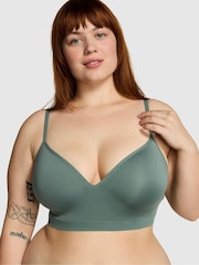 Victoria's Secret PINK Green Fresh Forest Seamless Bralette - Image 1 of 3