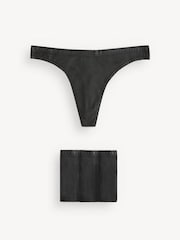 Zwart - Victoria's Secret set van 4 slips met logo - Image 1 of 4
