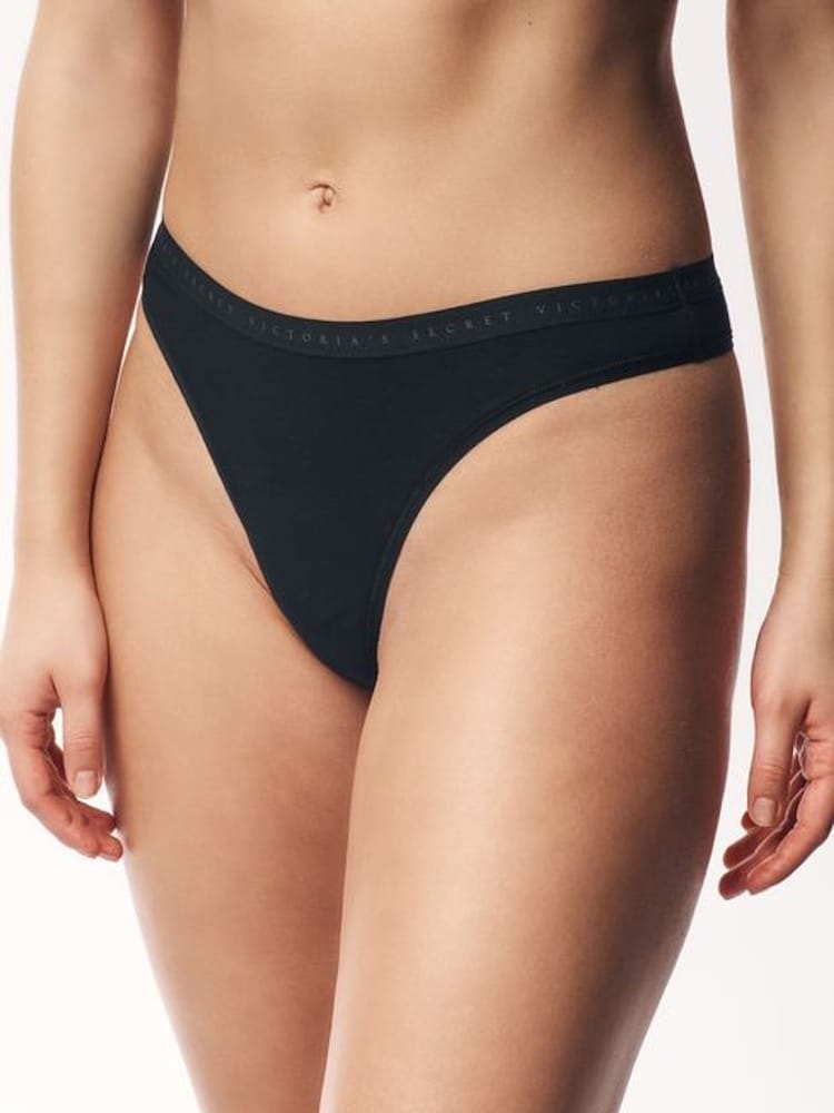 Zwart - Victoria's Secret set van 4 slips met logo - Image 2 of 4