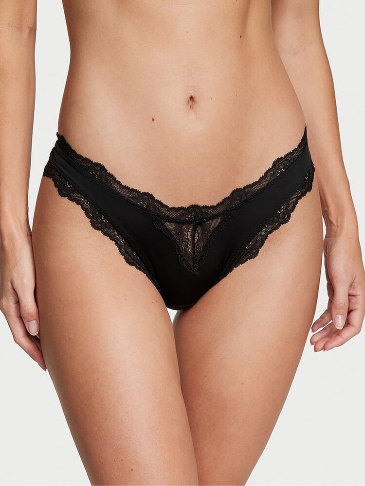 Victoria's Secret Black Brazilian Knickers - Image 1 of 3 Victoria's Secret Black Brazilian Knickers - Image 1 of 3