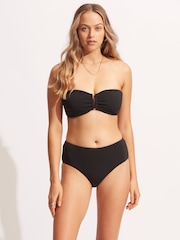 Seafolly Sea Dive DD “U” Tube Black Bikini Top - Image 1 of 6