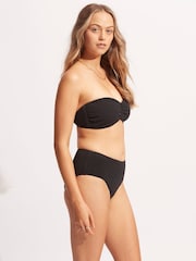 Seafolly Sea Dive DD “U” Tube Black Bikini Top - Image 2 of 6